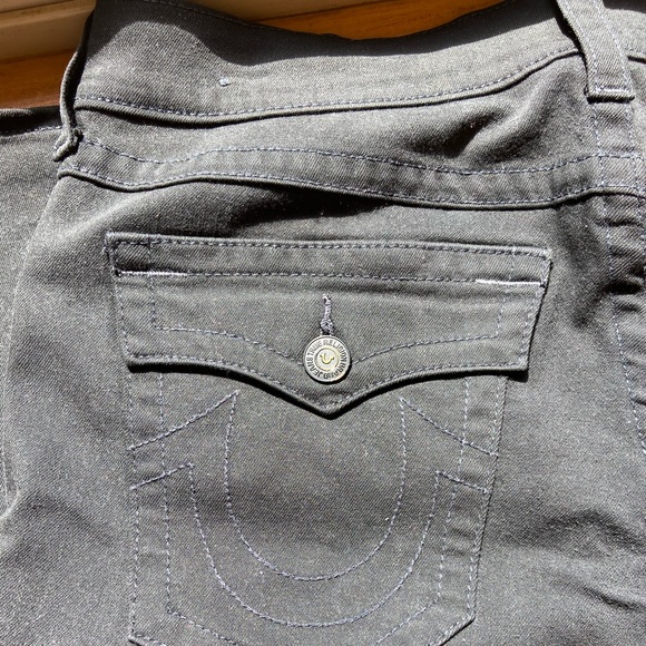 Men’s True Religion Jeans-Black-Geno Relaxed Slim - Picture 2 of 6